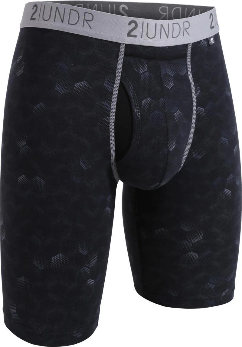 Swing Shift Long Leg, 9" Inseam - Print - 4XL-5XL - Mens