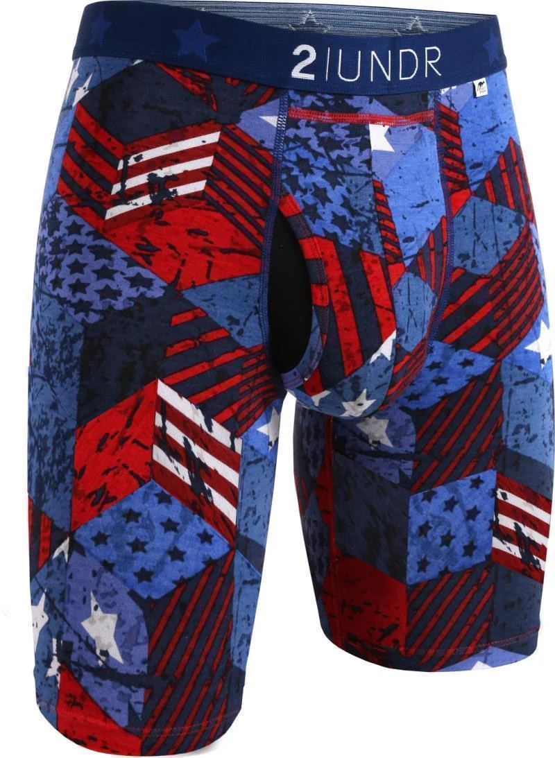 Swing Shift Long Leg, 9" Inseam - Print - 4XL-5XL - Mens - Image 3