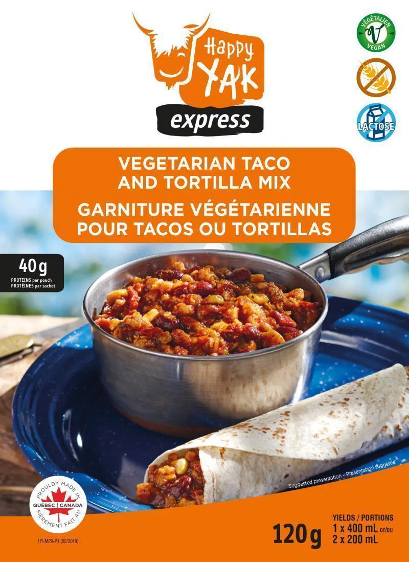 Taco & Tortilla Vegetarian Mix - 1 Portion