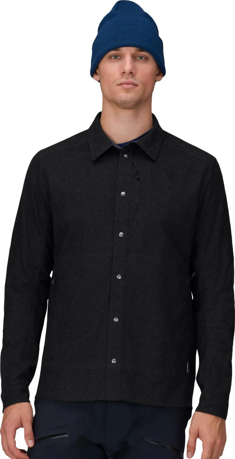 Tamok Wool Plain Shirt - Mens - Image 11