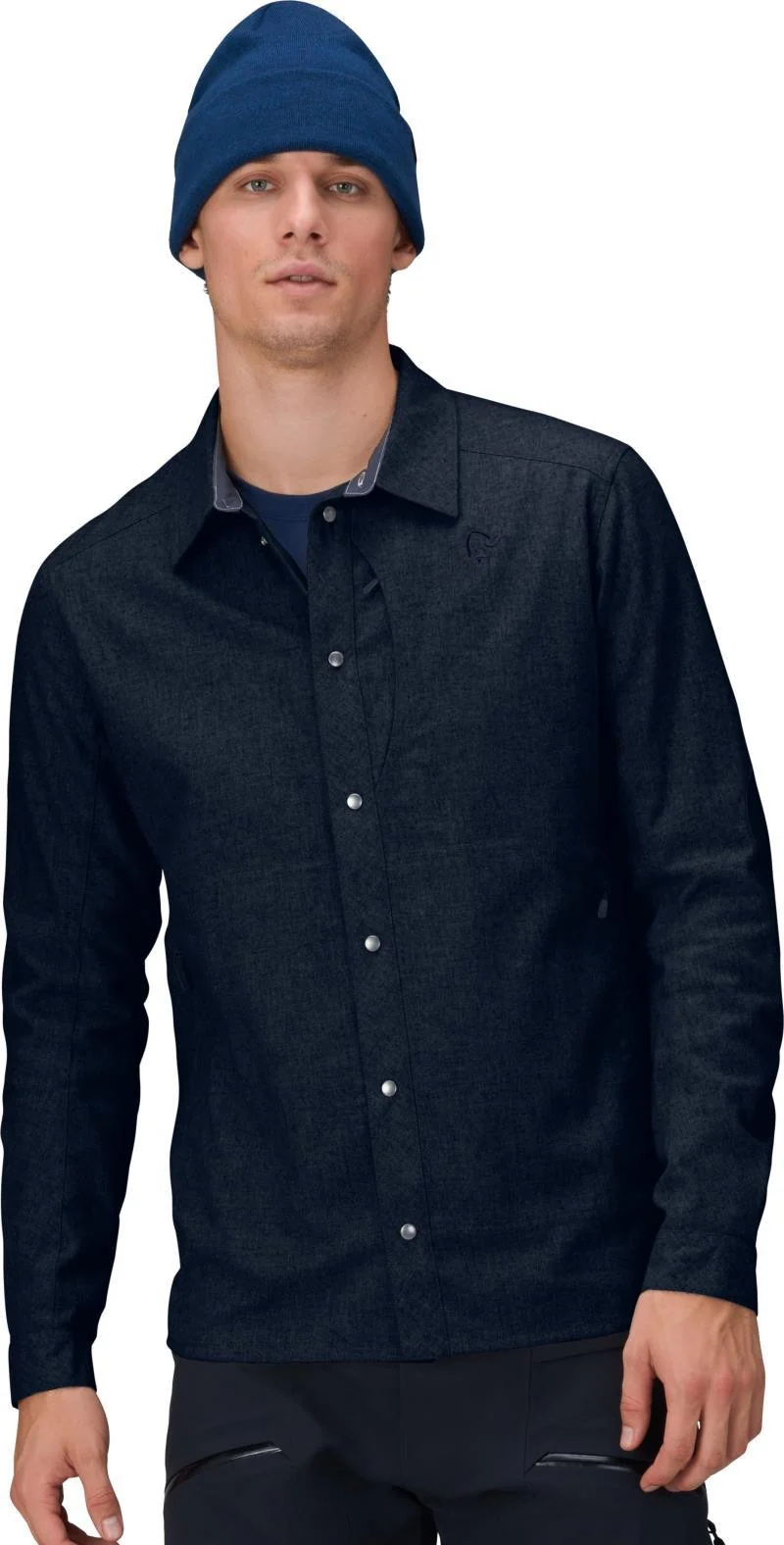 Tamok Wool Plain Shirt - Mens - Image 3