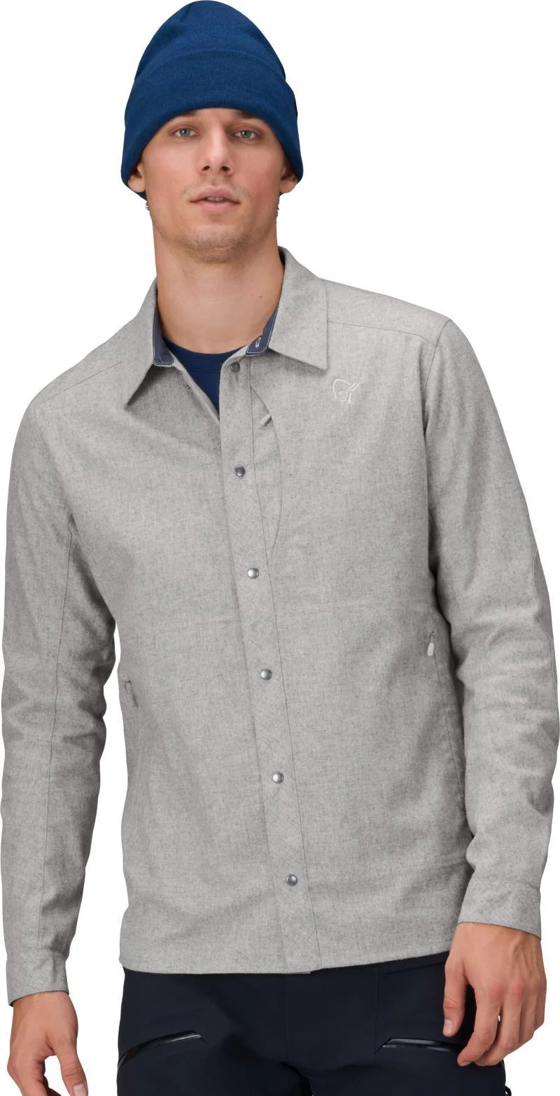 Tamok Wool Plain Shirt - Mens - Image 7
