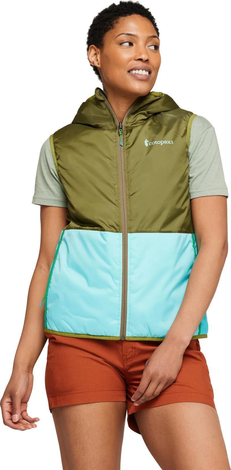 Teca Calido Reversible Hooded Vest - Womens - Image 46