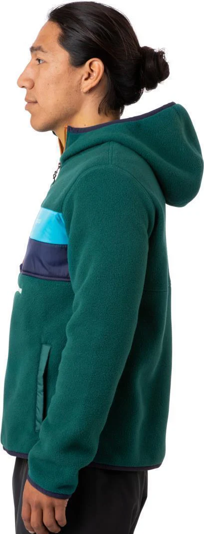 Teca Fleece Hooded Half-Zip Jacket - Mens - Image 3