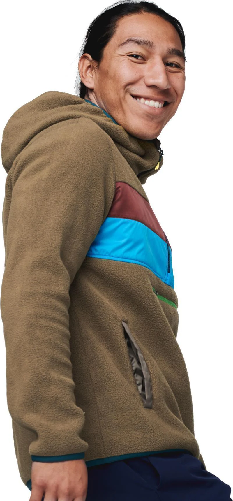 Teca Fleece Hooded Half-Zip Jacket - Mens - Image 35