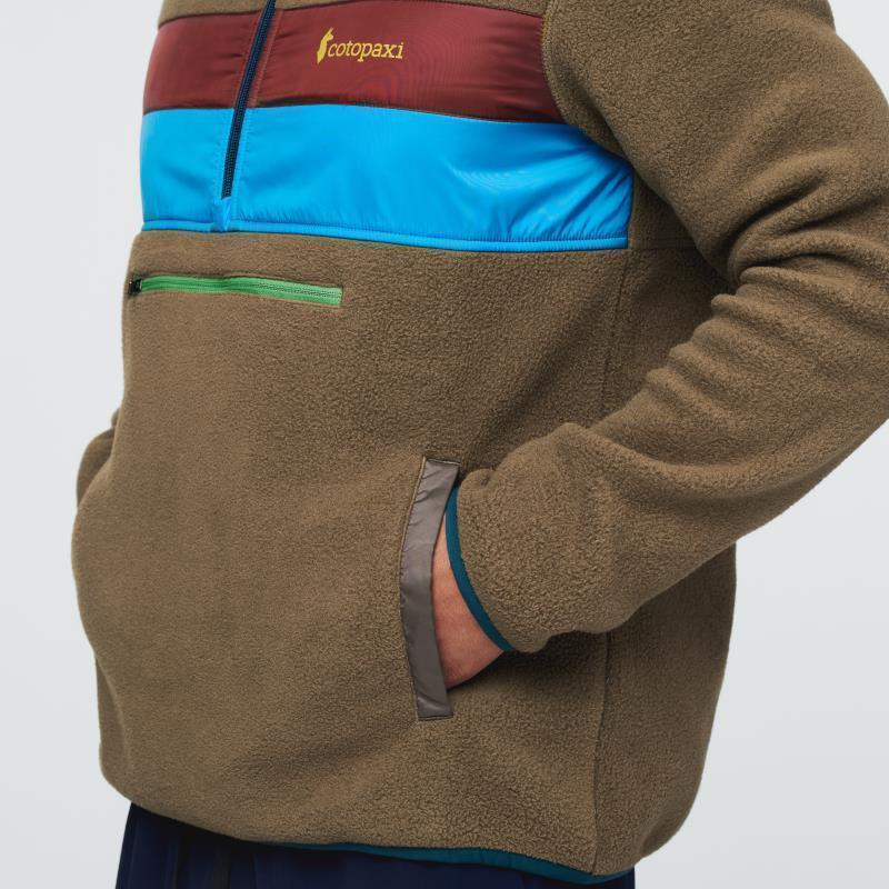 Teca Fleece Hooded Half-Zip Jacket - Mens - Image 38