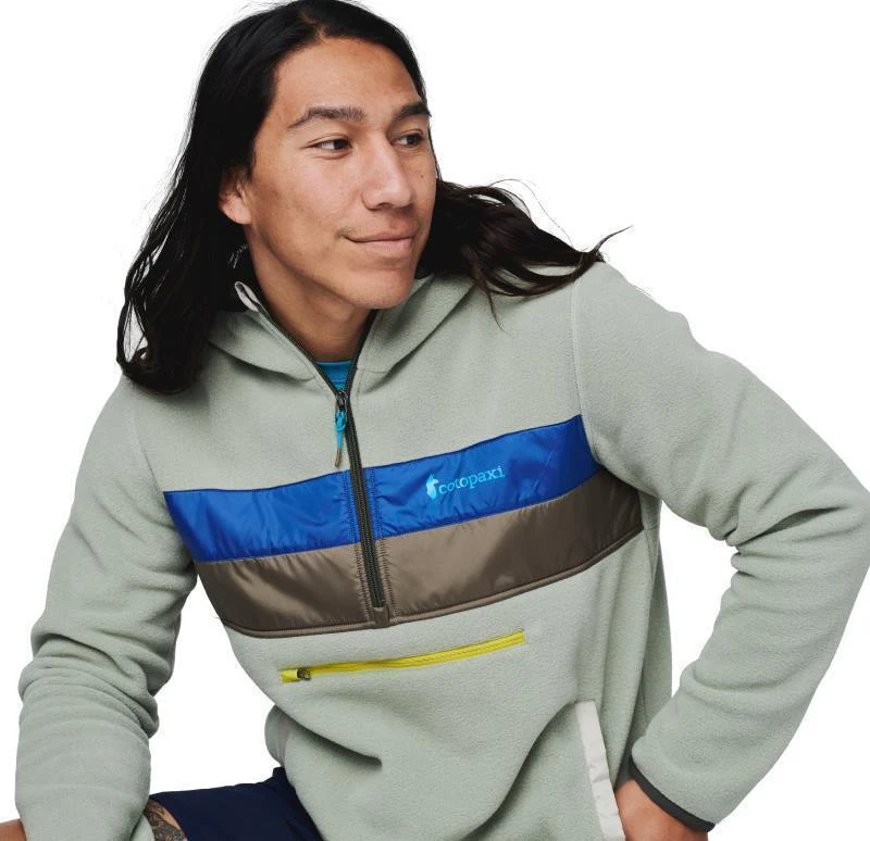 Teca Fleece Hooded Half-Zip Jacket - Mens - Image 46