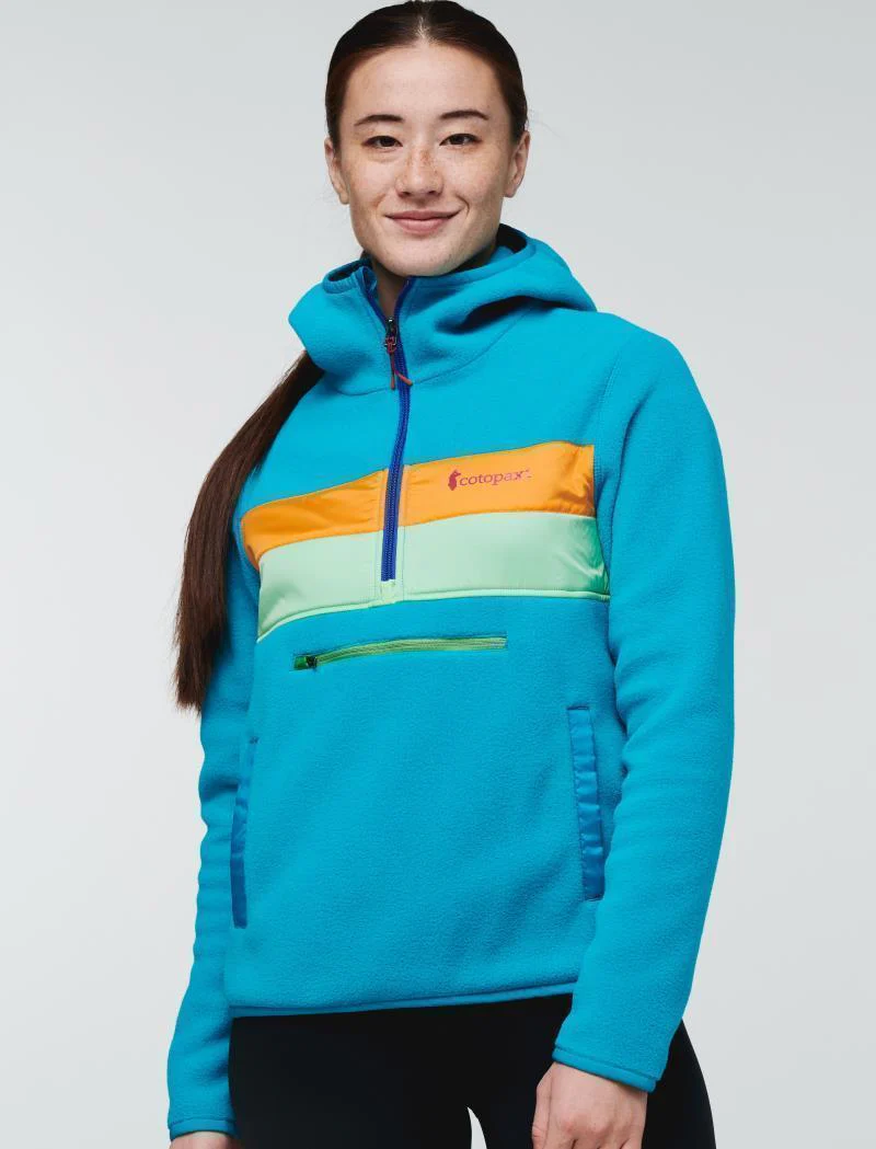 Teca Fleece Hooded Half-Zip Jacket - Womens - Image 24