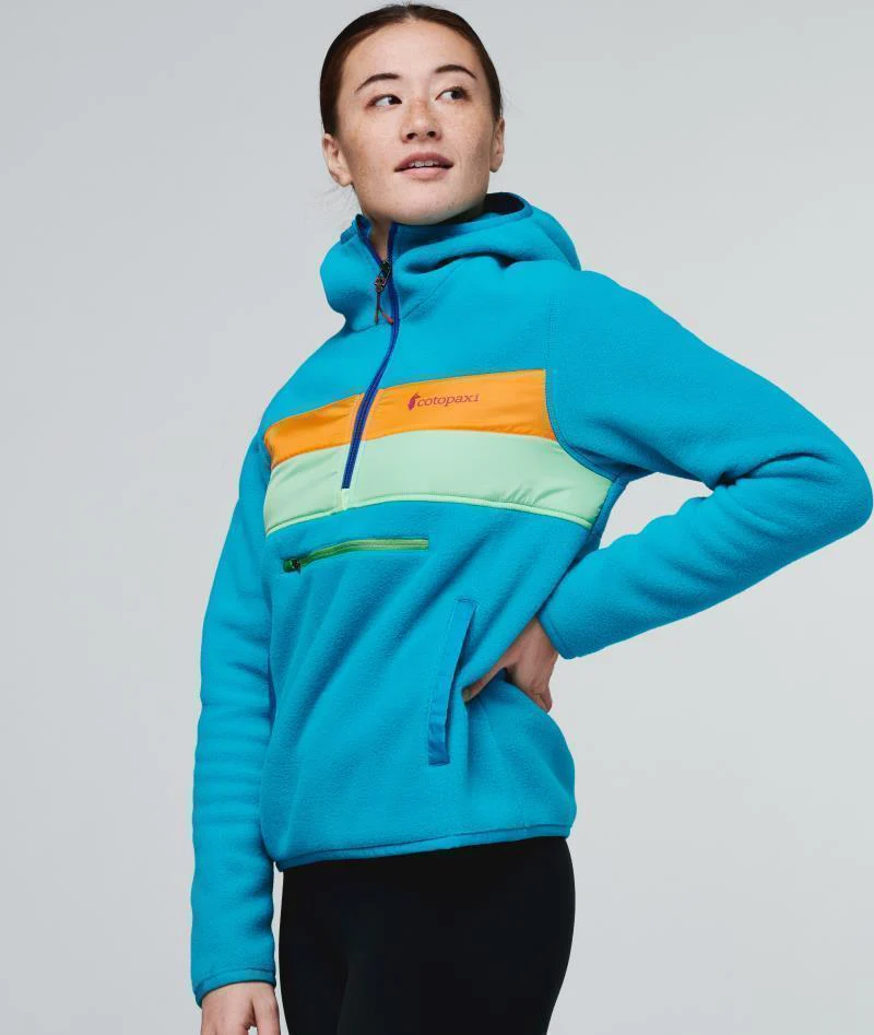 Teca Fleece Hooded Half-Zip Jacket - Womens - Image 25