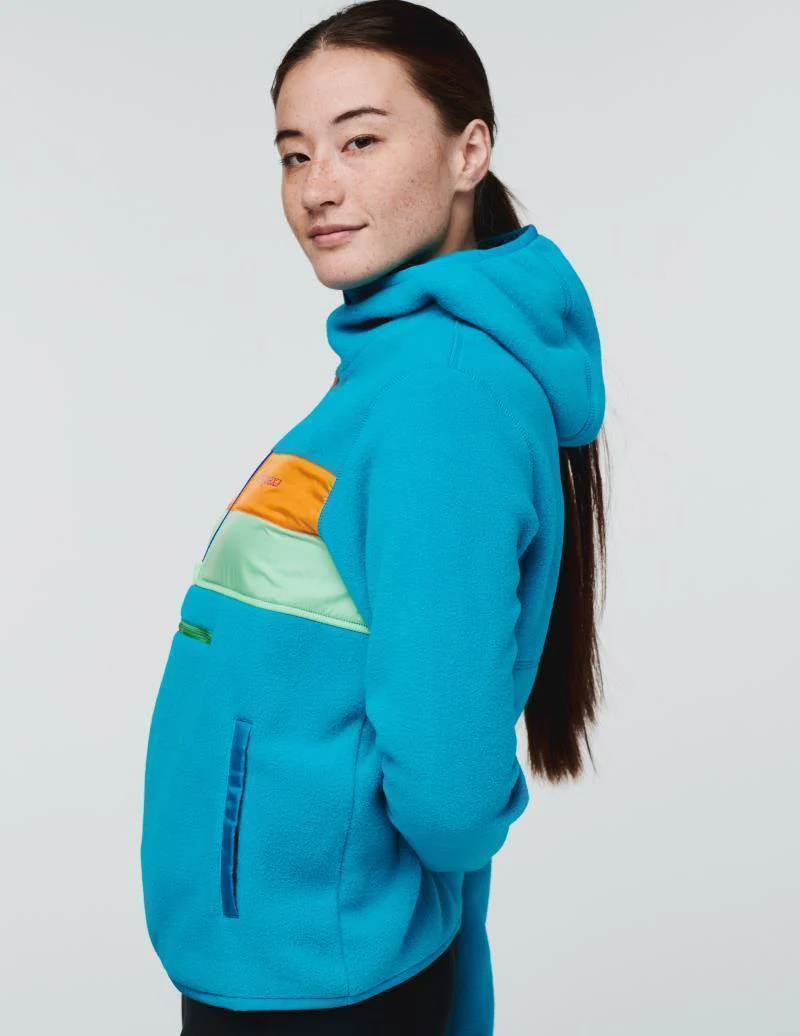 Teca Fleece Hooded Half-Zip Jacket - Womens - Image 27