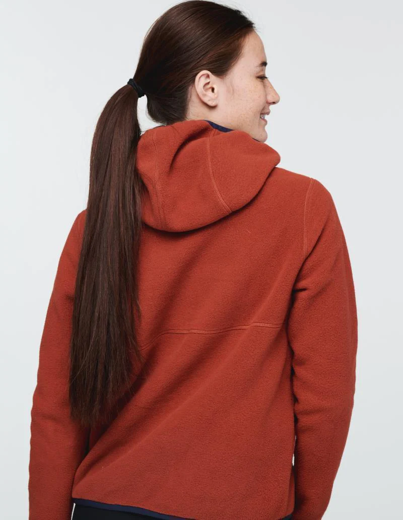 Teca Fleece Hooded Half-Zip Jacket - Womens - Image 33