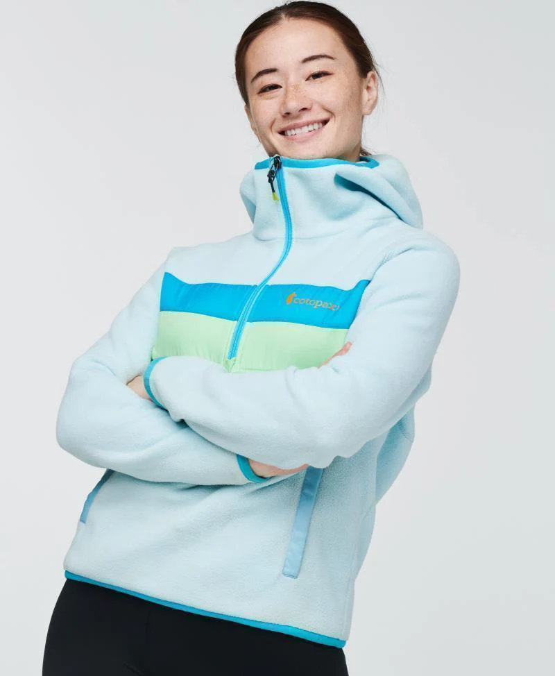 Teca Fleece Hooded Half-Zip Jacket - Womens - Image 36
