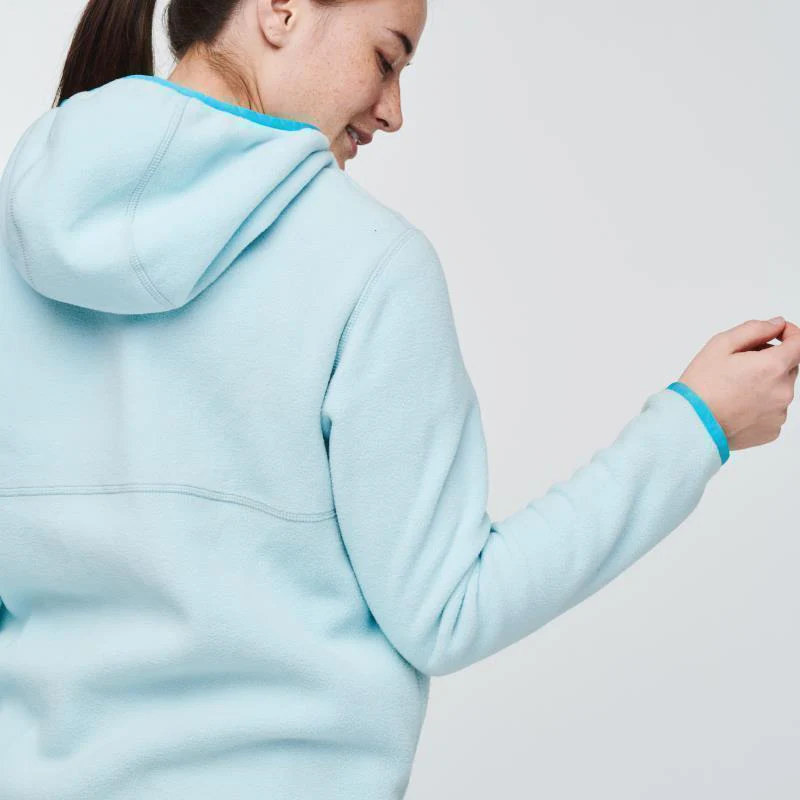Teca Fleece Hooded Half-Zip Jacket - Womens - Image 38