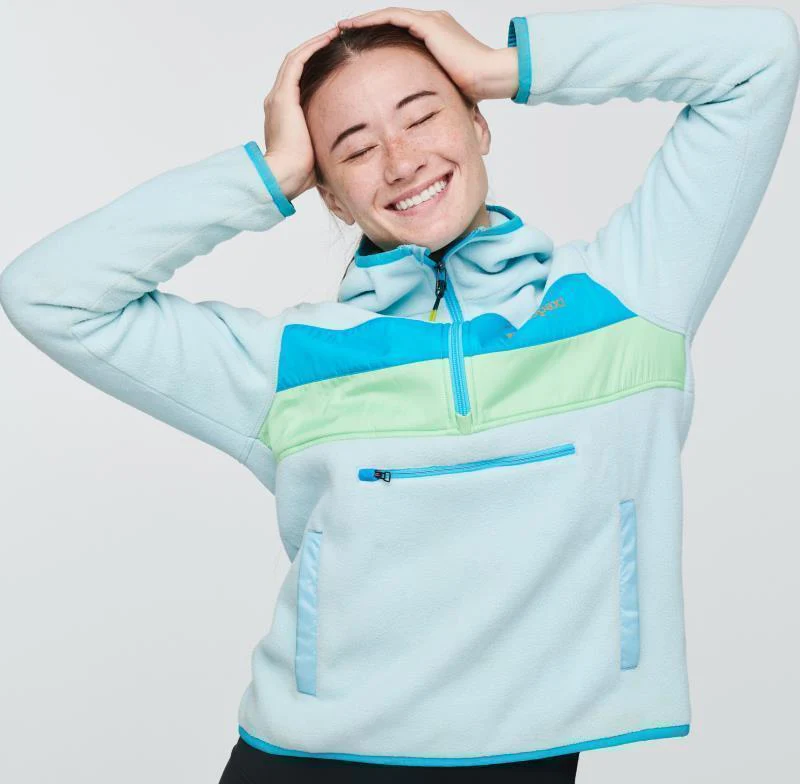 Teca Fleece Hooded Half-Zip Jacket - Womens - Image 39