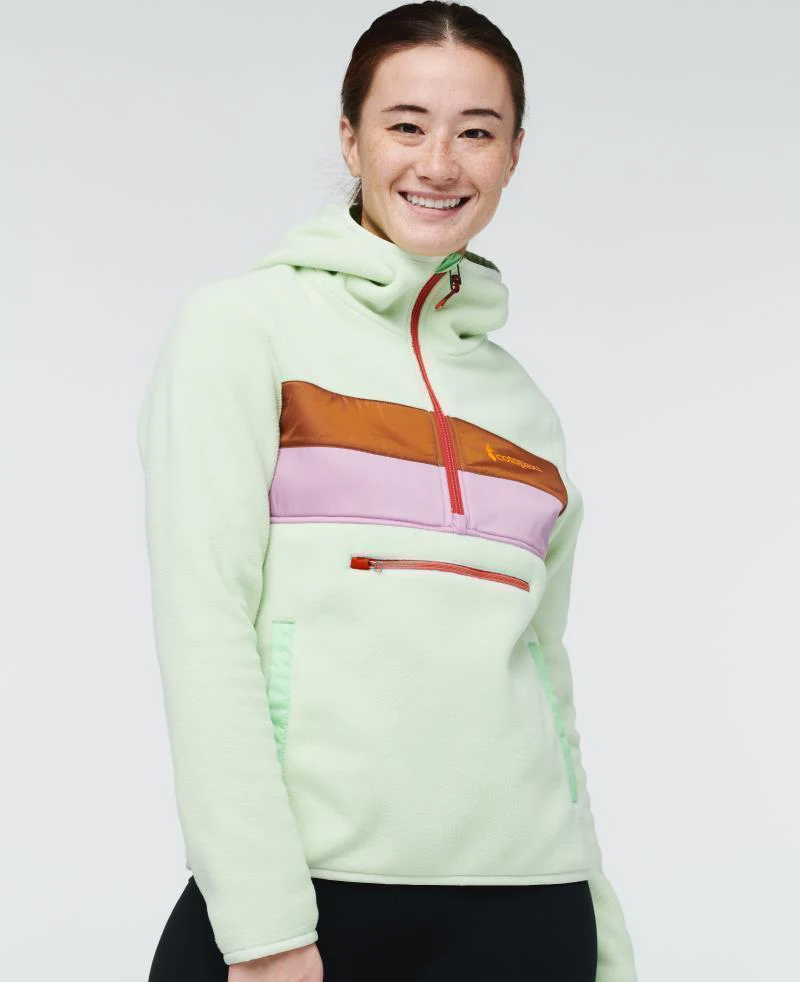 Teca Fleece Hooded Half-Zip Jacket - Womens - Image 43