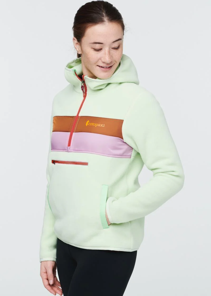 Teca Fleece Hooded Half-Zip Jacket - Womens - Image 46
