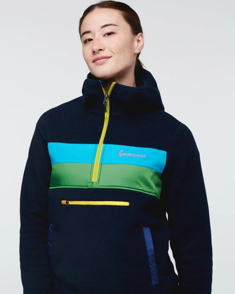 Teca Fleece Hooded Half-Zip Jacket - Womens - Image 50