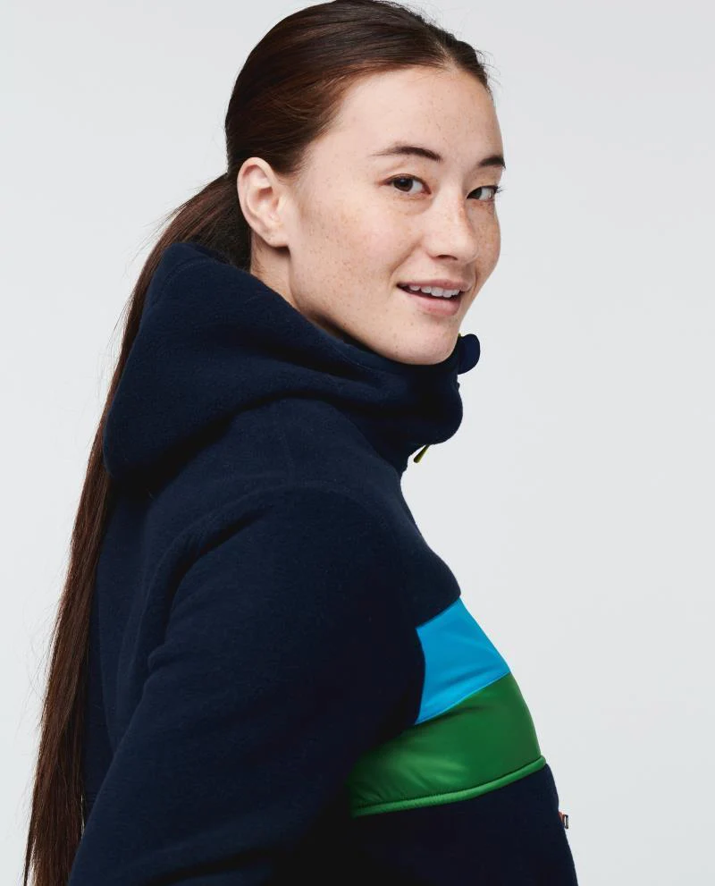 Teca Fleece Hooded Half-Zip Jacket - Womens - Image 52