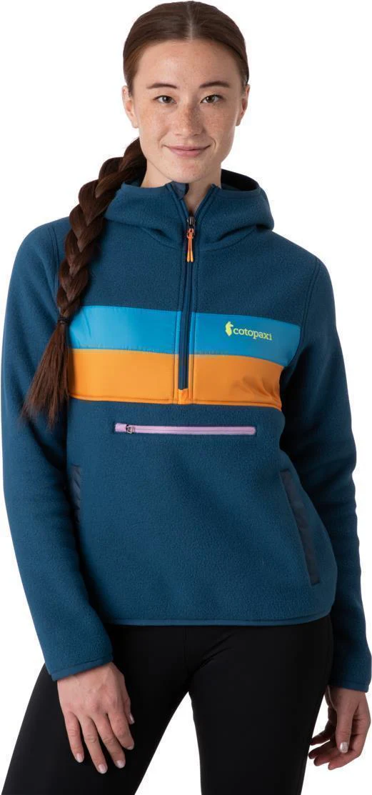 Teca Fleece Hooded Half-Zip Jacket - Womens - Image 9