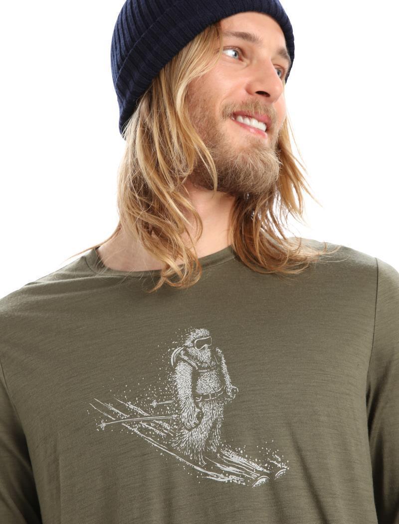 Tech Lite II LS Tee - Skiing Yeti - Mens - Image 11