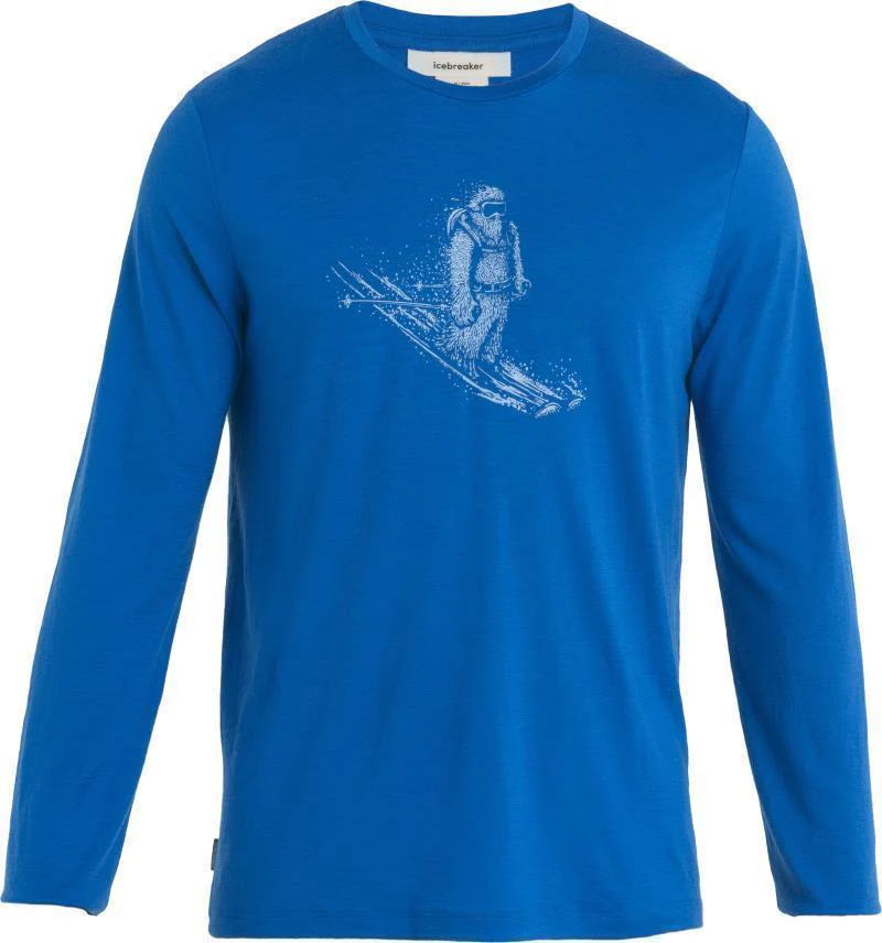 Tech Lite II LS Tee - Skiing Yeti - Mens - Image 13