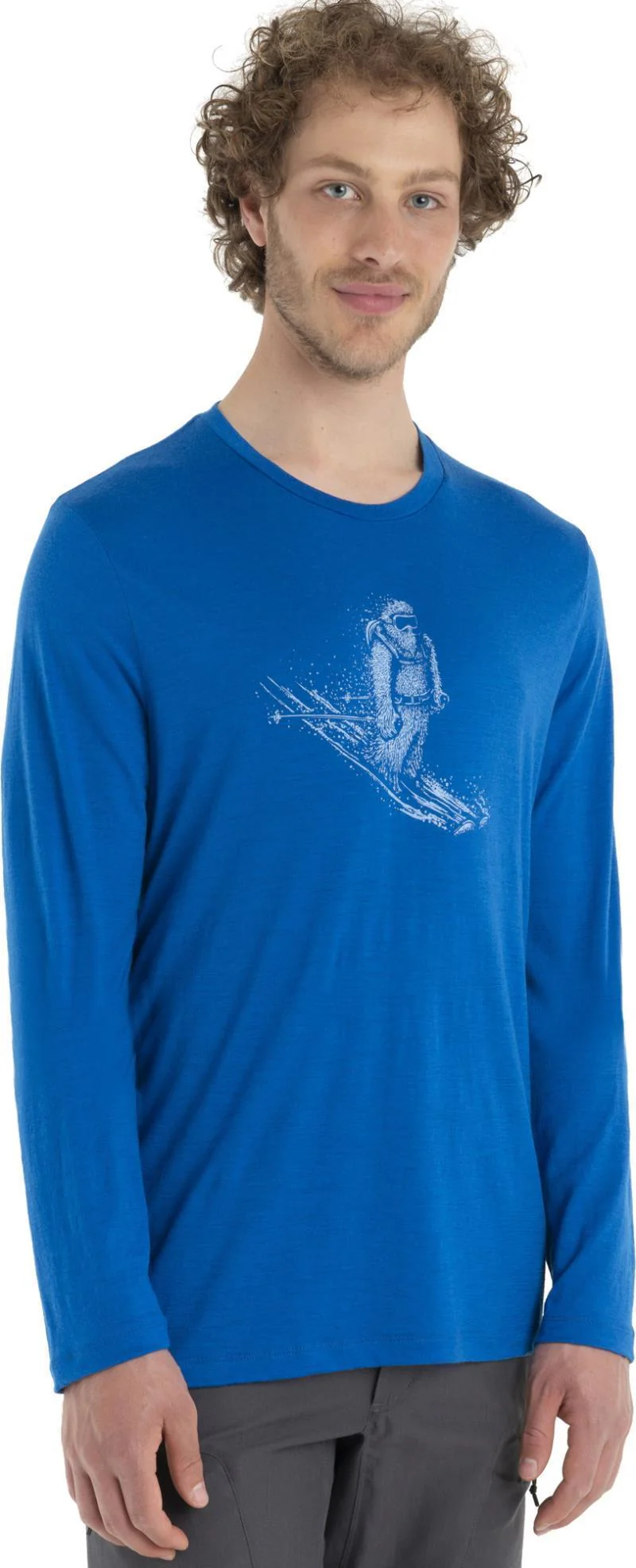 Tech Lite II LS Tee - Skiing Yeti - Mens - Image 15