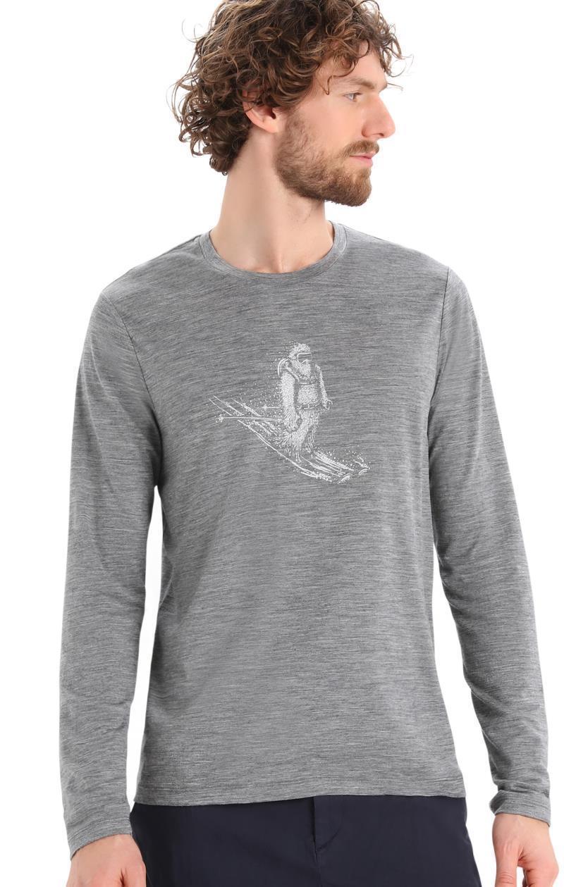 Tech Lite II LS Tee - Skiing Yeti - Mens - Image 4