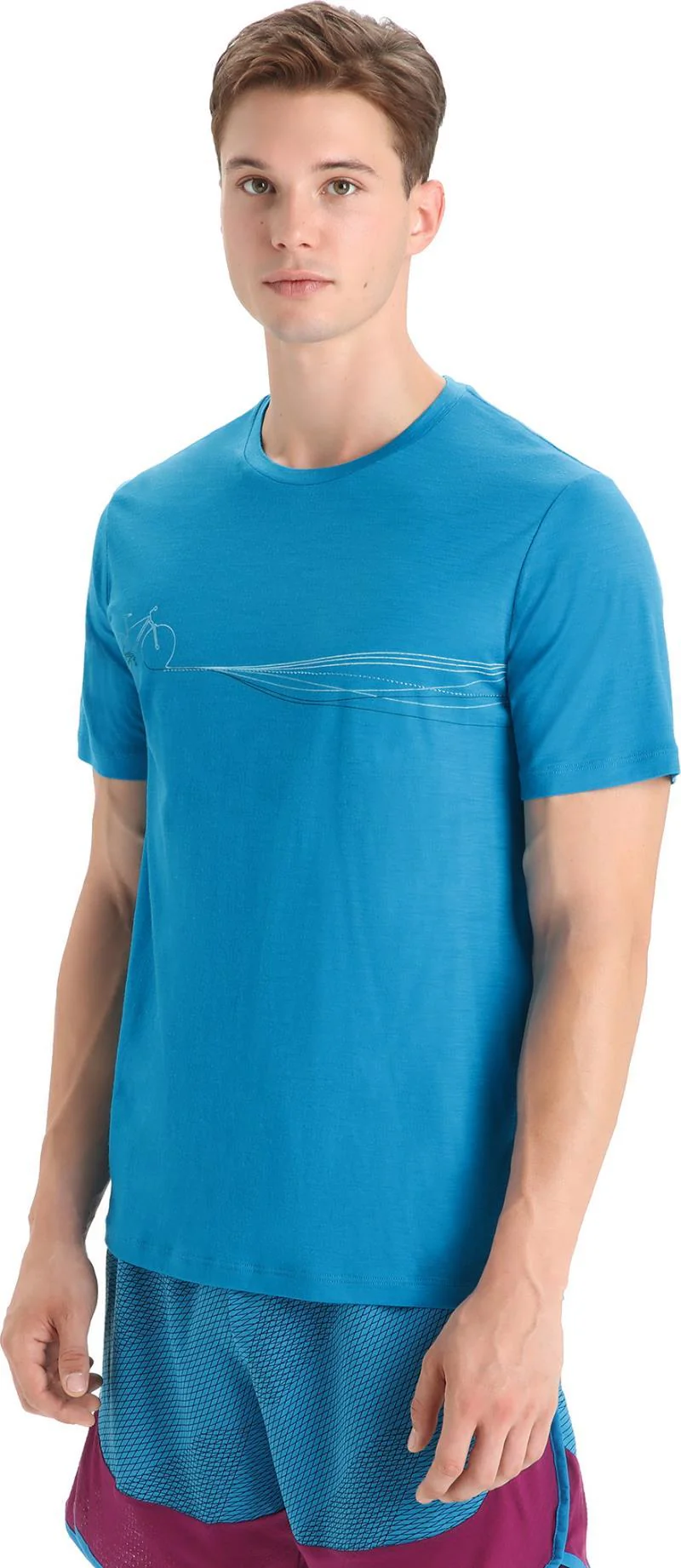Tech Lite II SS Tee - Cadence Paths - Mens - Image 3