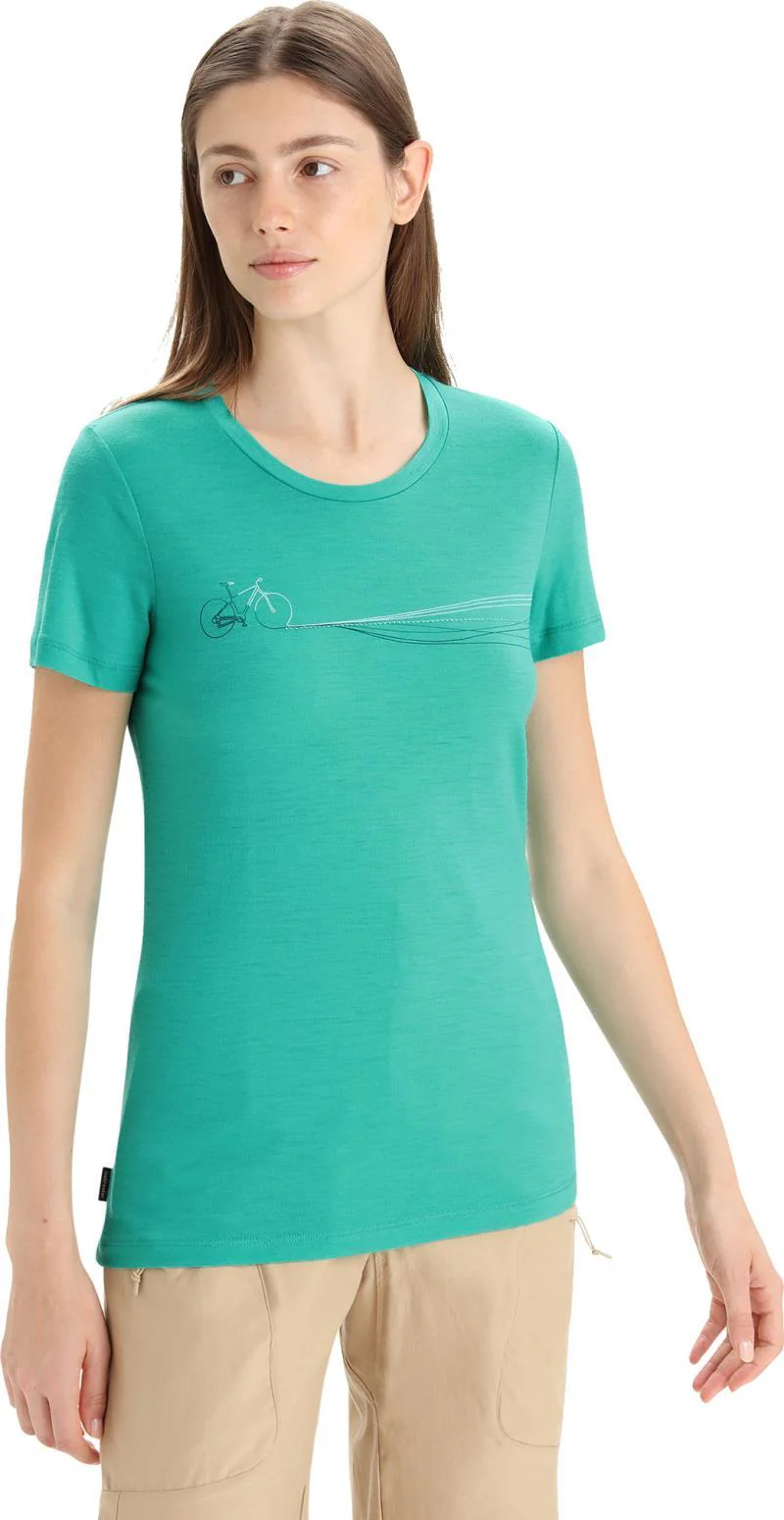 Tech Lite II SS Tee - Cadence Paths - Womens - Image 3
