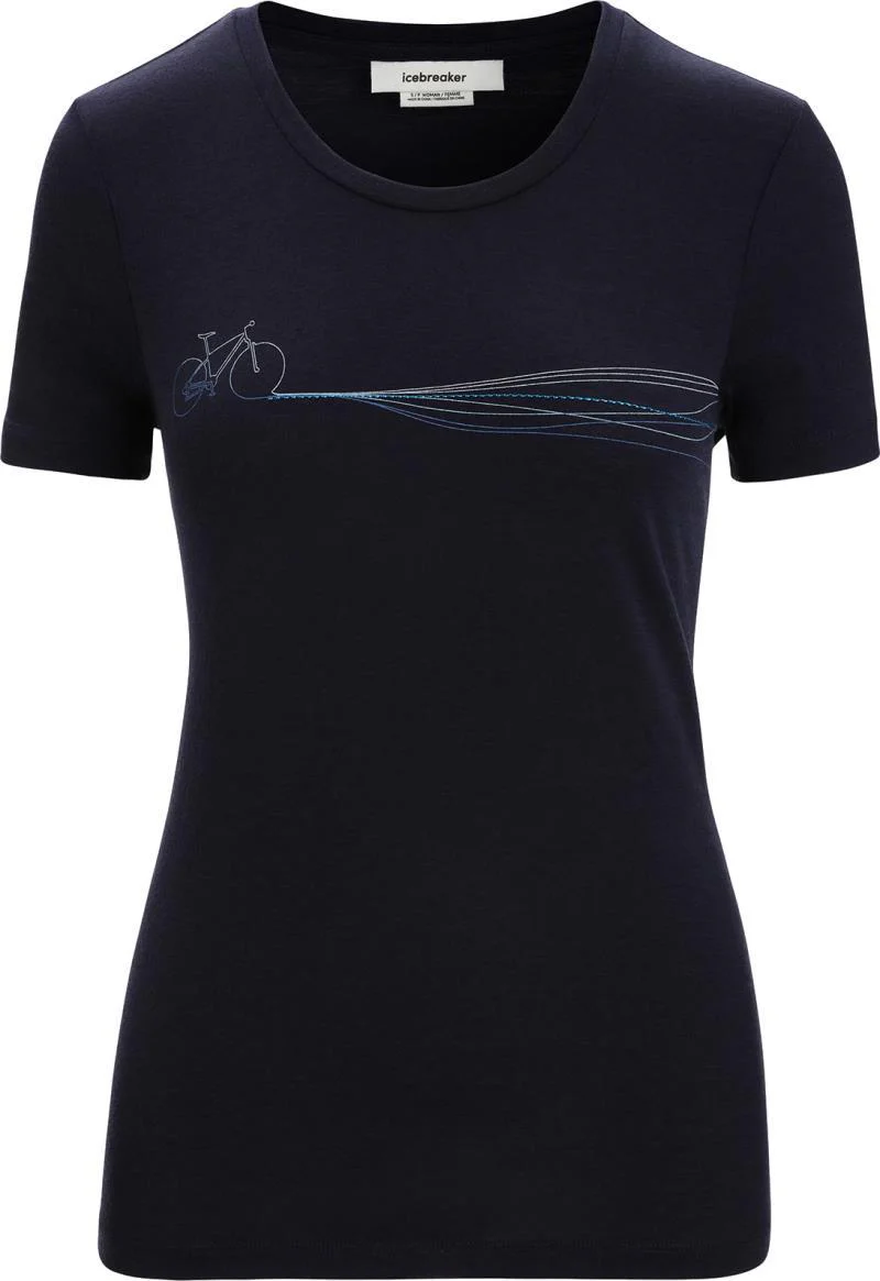 Tech Lite II SS Tee - Cadence Paths - Womens - Image 4