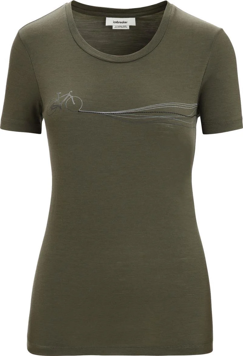 Tech Lite II SS Tee - Cadence Paths - Womens - Image 7