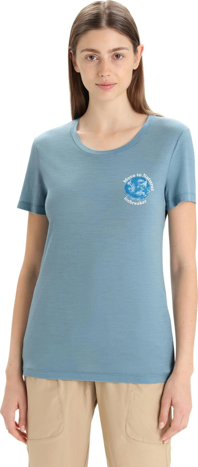 Tech Lite II SS Tee - Icebreaker Earth - Womens - Image 3