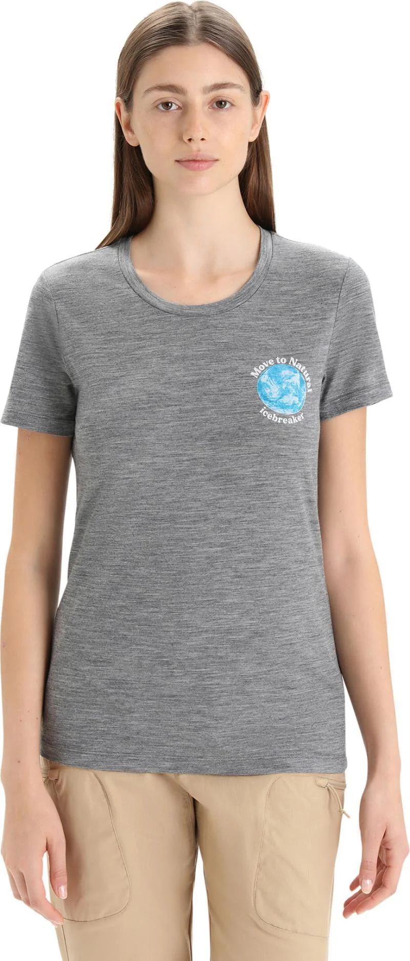Tech Lite II SS Tee - Icebreaker Earth - Womens - Image 6