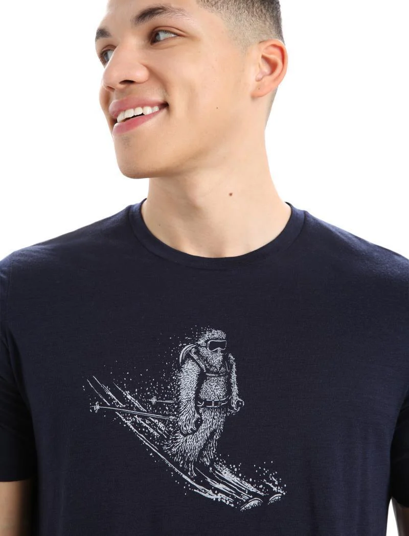 Tech Lite II SS Tee - Skiing Yeti - Mens - Image 4
