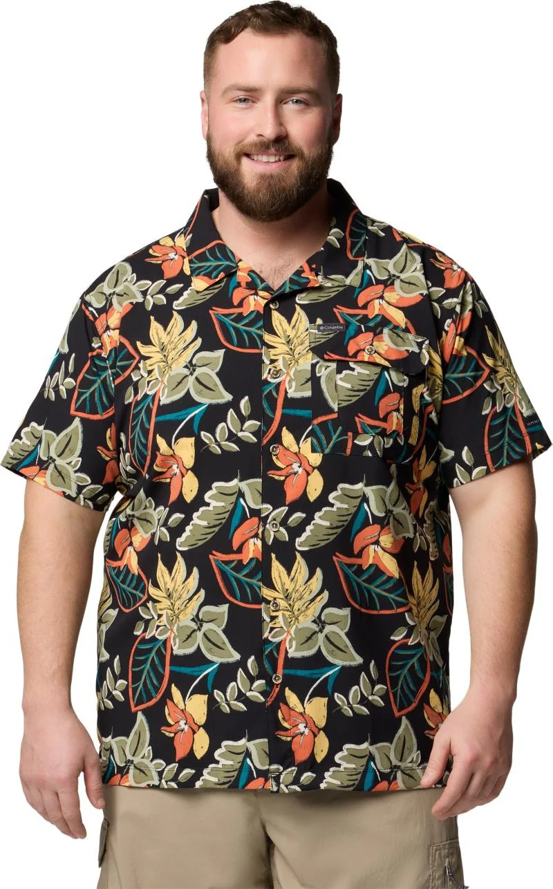 Tech Trail Utility Printed Woven SS, Extended - Mens