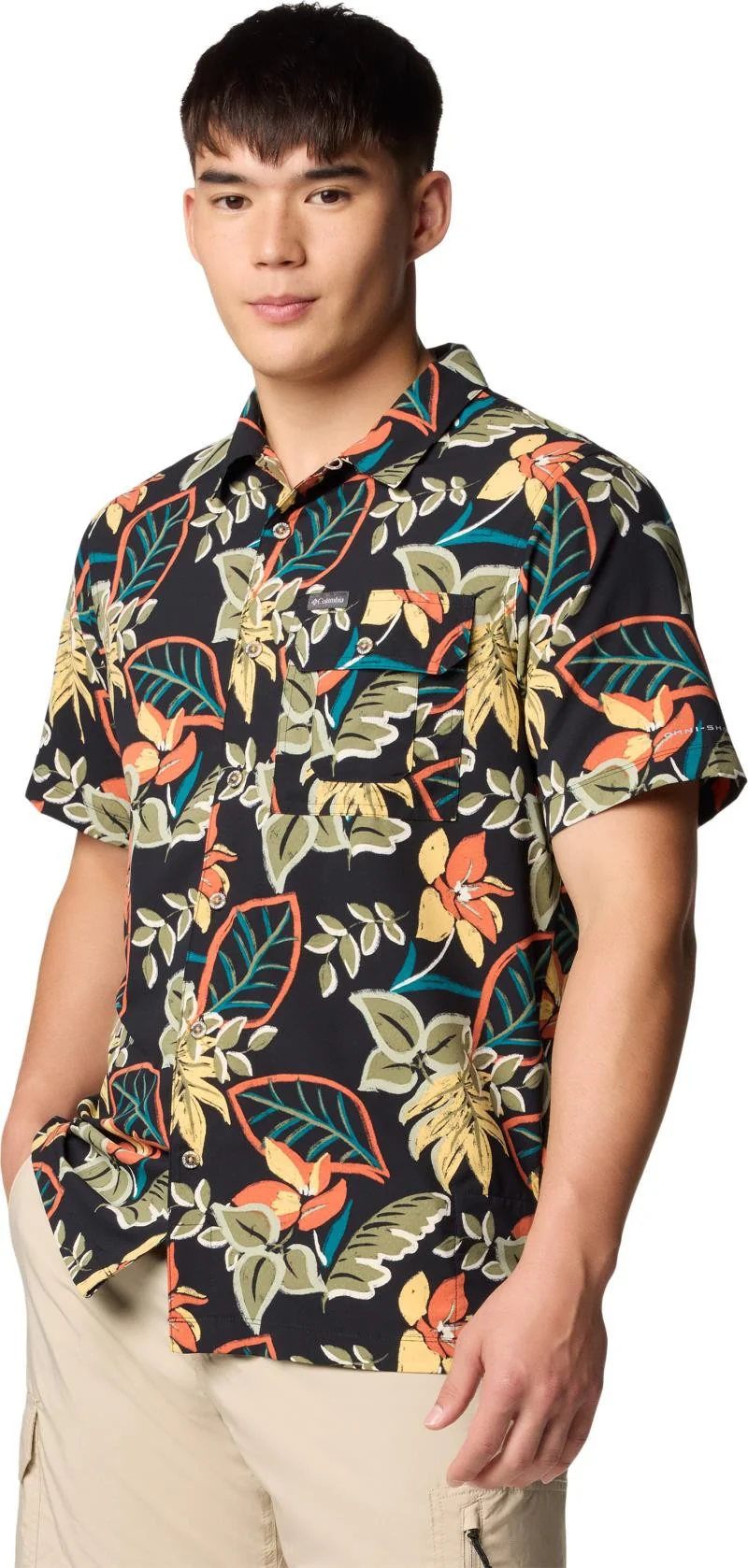 Tech Trail Utility Printed Woven SS - Mens - Image 3