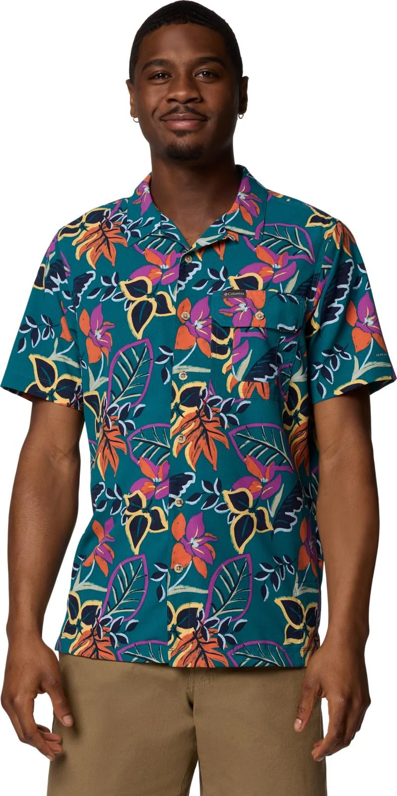 Tech Trail Utility Printed Woven SS - Mens - Image 6