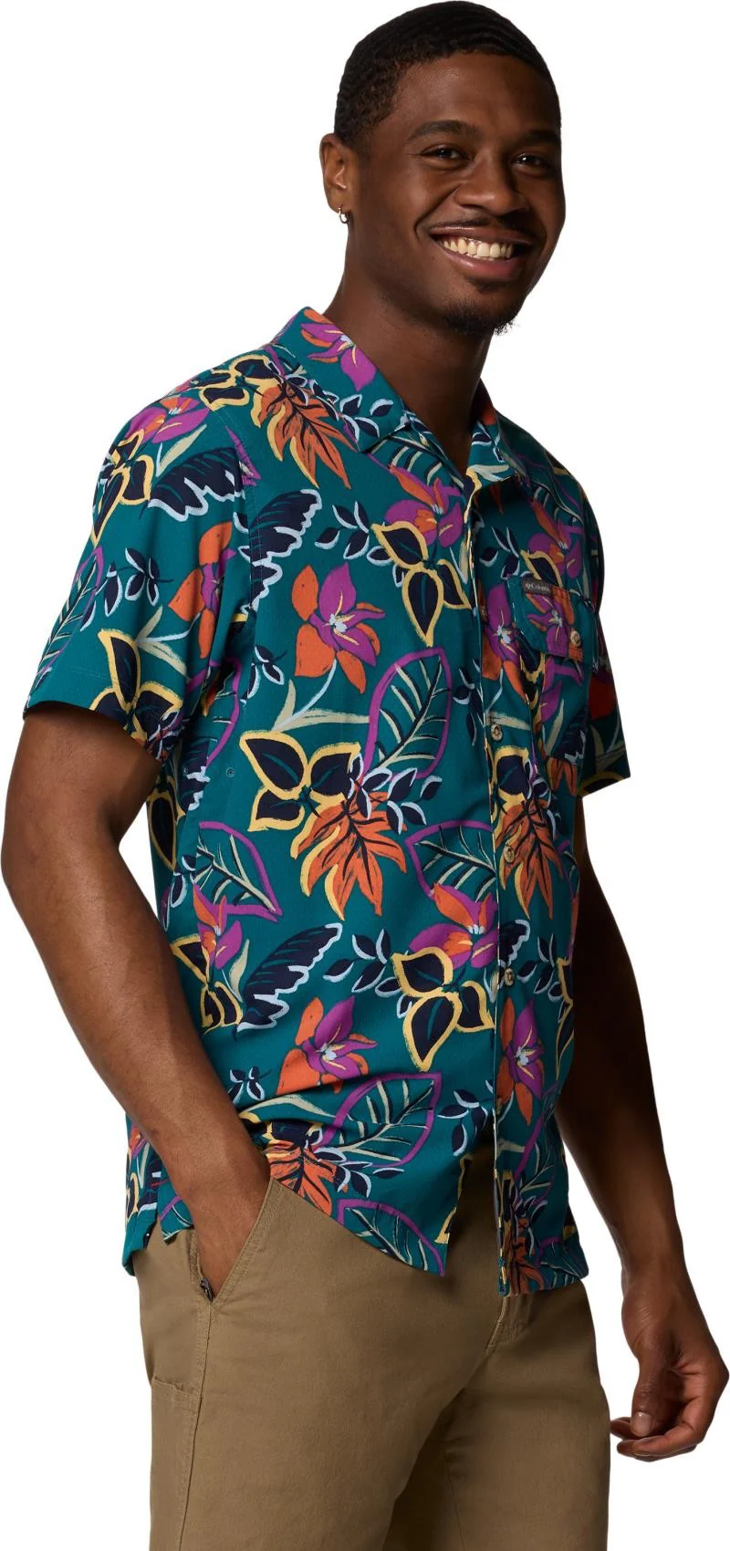 Tech Trail Utility Printed Woven SS - Mens - Image 8