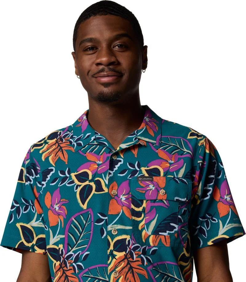 Tech Trail Utility Printed Woven SS - Mens - Image 9