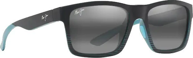 The Flats, Black with Teal Stripes Frame, Neutral Grey Lens