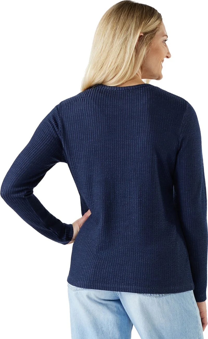 Thermal Merino Rib Crew - Womens - Image 11