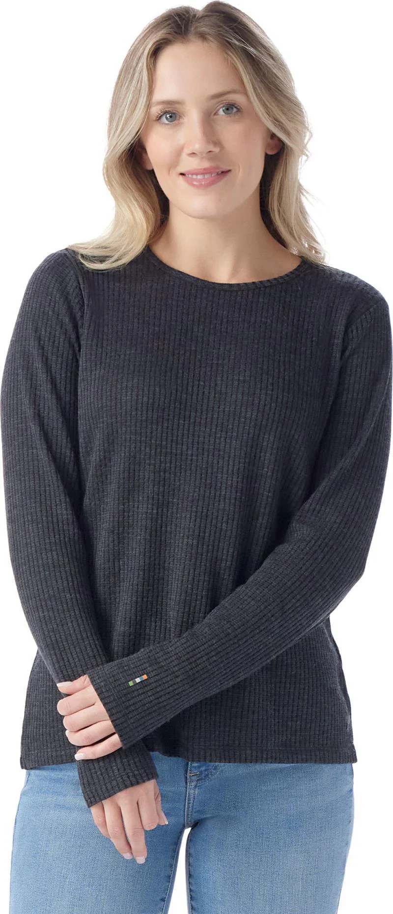 Thermal Merino Rib Crew - Womens - Image 8