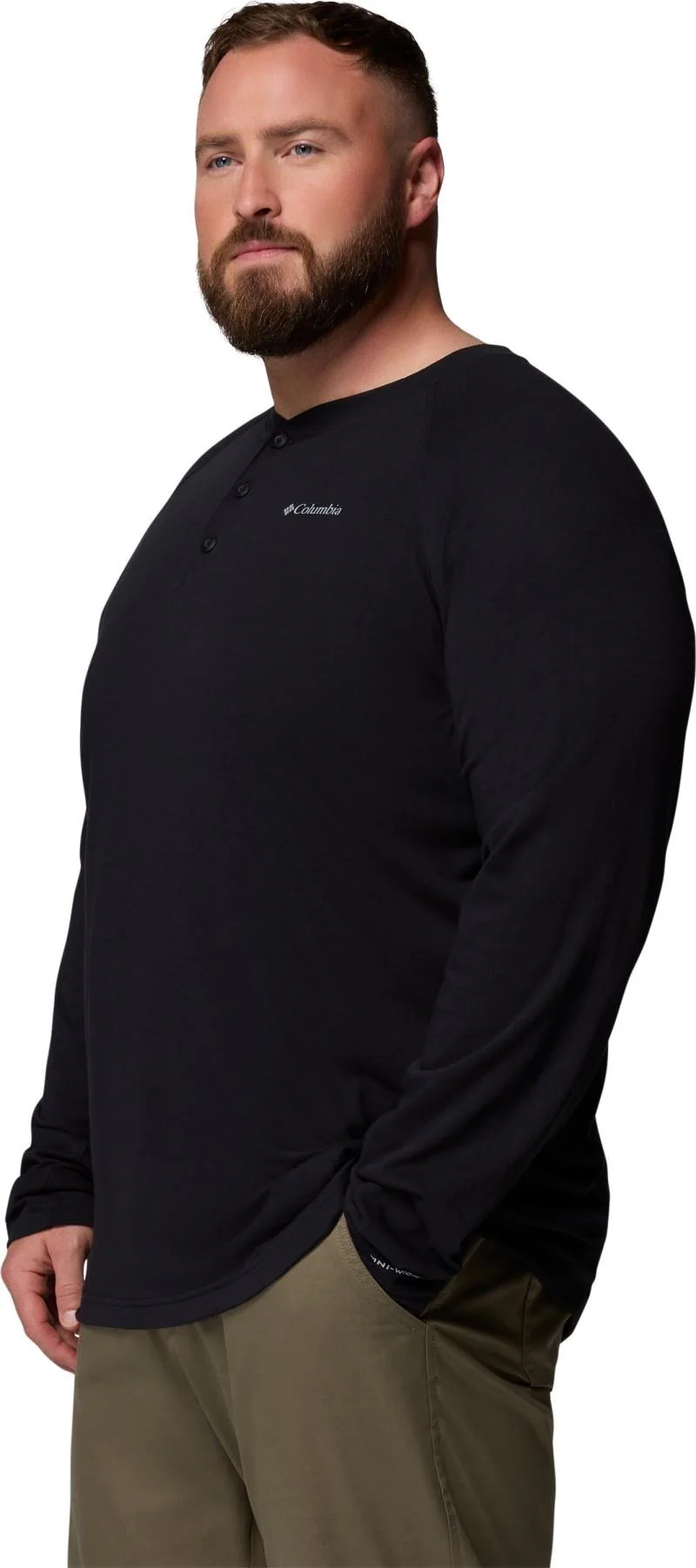 Thistletown Hills Raglan Henley, Extended - Mens - Image 2