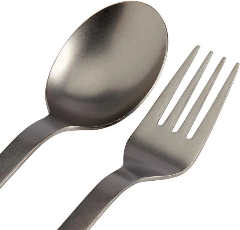 Titanium Fork & Spoon Set - Image 3