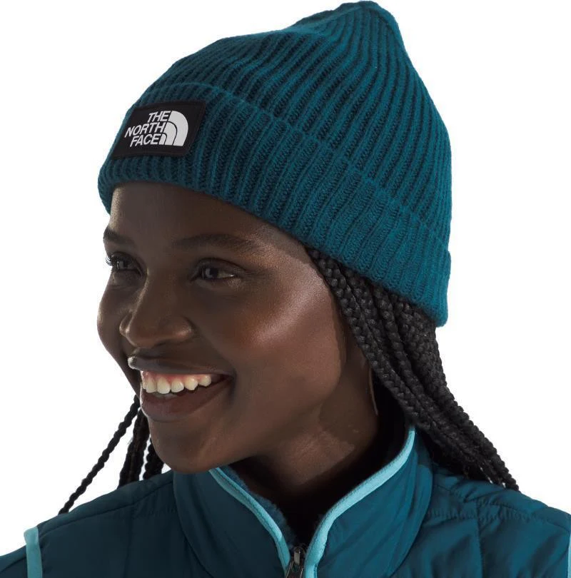 TNF Logo Box Cuffed Beanie, Short - Image 5