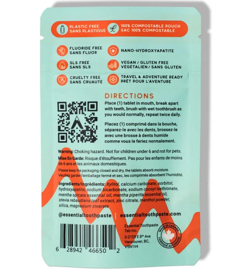 Toothpaste Tabs - Pouch of 65 - Image 2