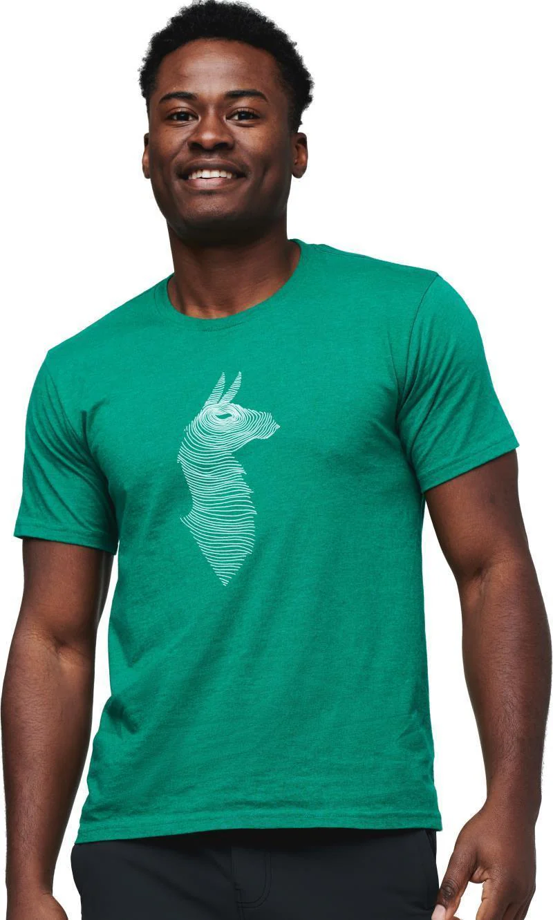 Topo Llama Organic T-Shirt - Mens - Image 10