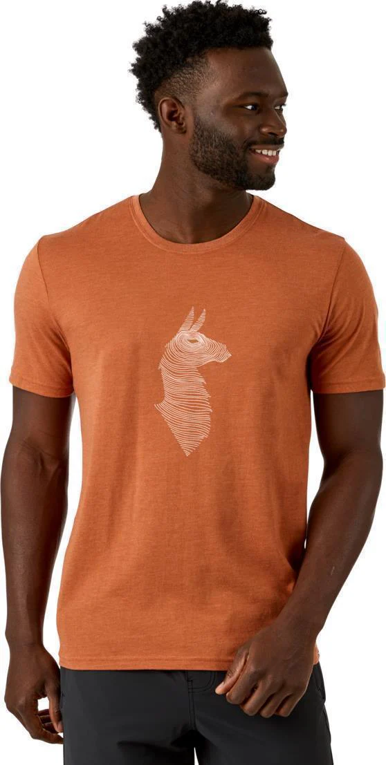 Topo Llama Organic T-Shirt - Mens - Image 4