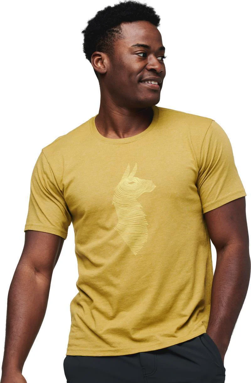 Topo Llama Organic T-Shirt - Mens - Image 8