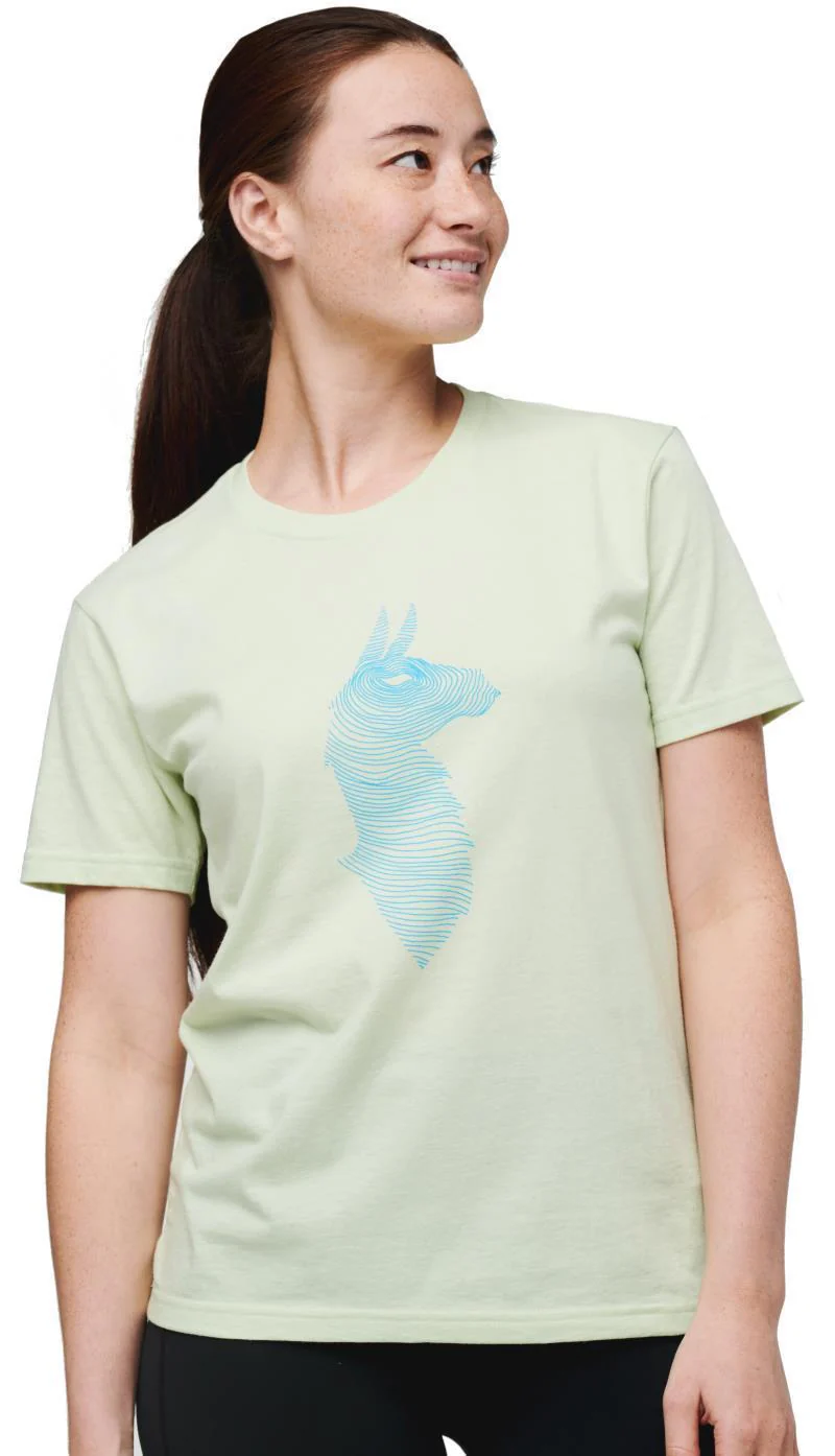 Topo Llama Organic T-Shirt - Womens - Image 11